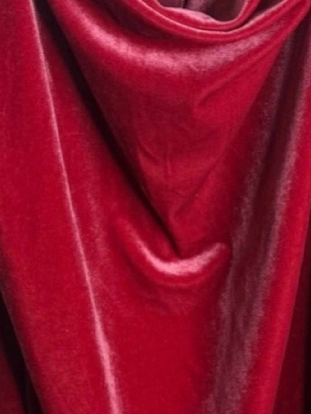 Velvet Cowl Neck Slip Dress